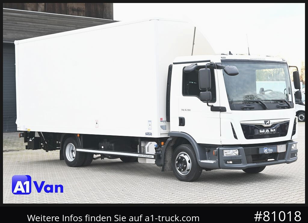 MAN TGL 8.190 4x2, Klima, LBW, Rockinger - Bestelwagen gesloten laadbak: afbeelding 1 MAN TGL 8.190 4x2, Klima, LBW, Rockinger - Bestelwagen gesloten laadbak: afbeelding 1