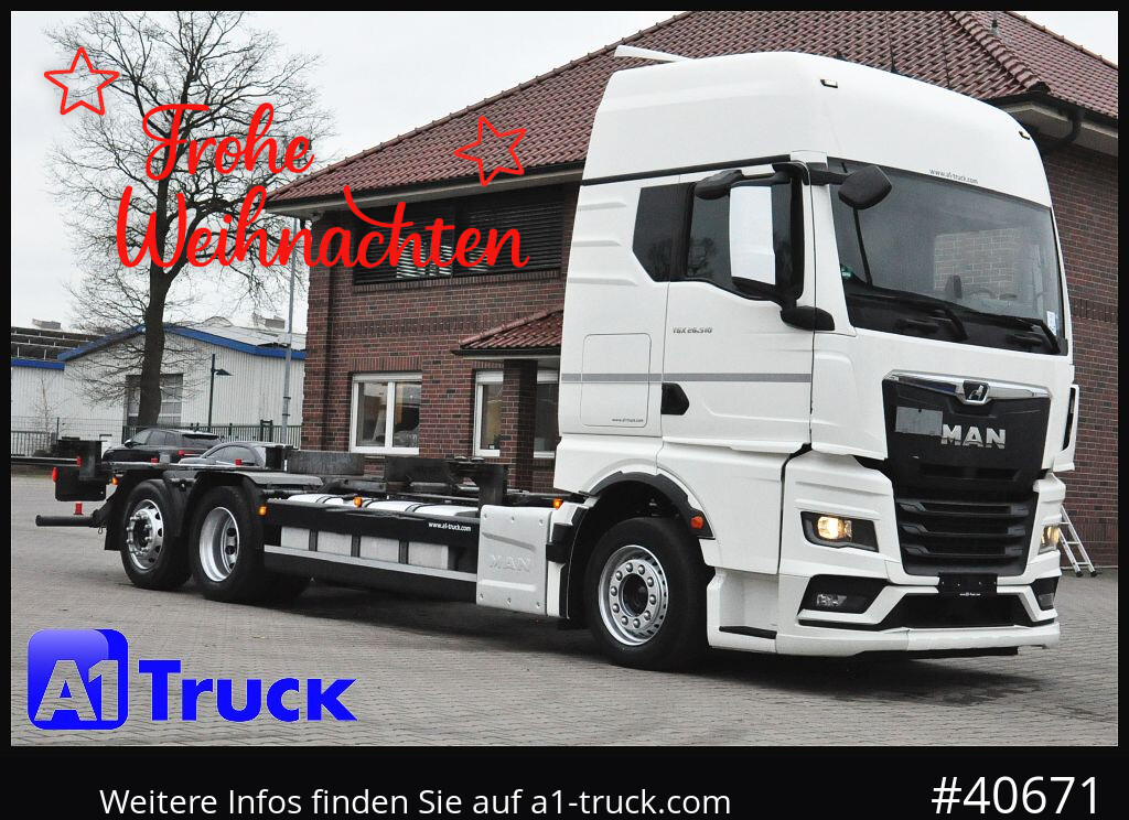 MAN TGX, 26,510, Multiwechsleer 2x AHK, Intarder, - Containertransporter/ Wissellaadbak vrachtwagen: afbeelding 1 MAN TGX, 26,510, Multiwechsleer 2x AHK, Intarder, - Containertransporter/ Wissellaadbak vrachtwagen: afbeelding 1