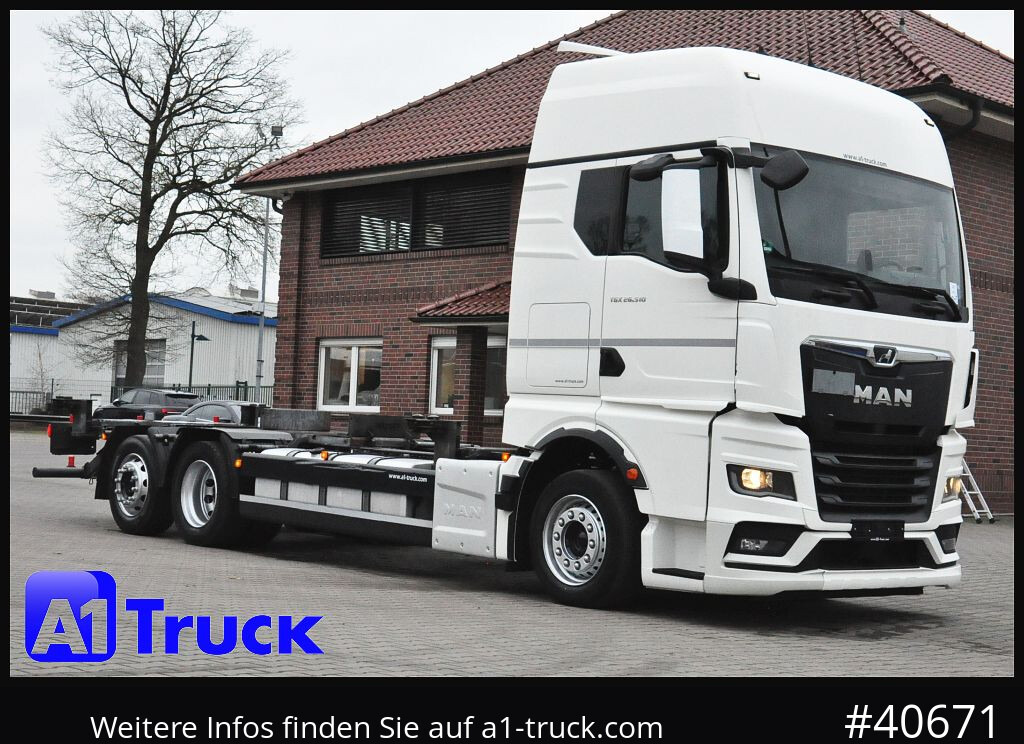 MAN TGX, 26,510, Multiwechsleer 2x AHK, Intarder, - Containertransporter/ Wissellaadbak vrachtwagen: afbeelding 1 MAN TGX, 26,510, Multiwechsleer 2x AHK, Intarder, - Containertransporter/ Wissellaadbak vrachtwagen: afbeelding 1