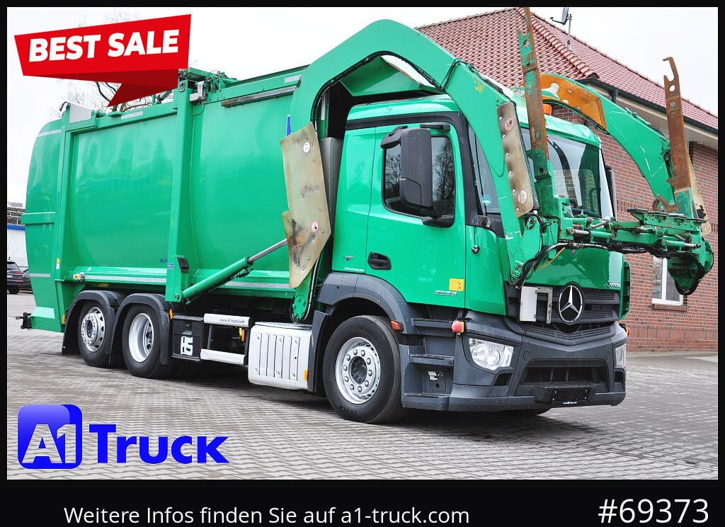 MERCEDES-BENZ Antos 2533, HS Millenium XXL37 Überkopflader, - Vuilniswagen: afbeelding 1 MERCEDES-BENZ Antos 2533, HS Millenium XXL37 Überkopflader, - Vuilniswagen: afbeelding 1
