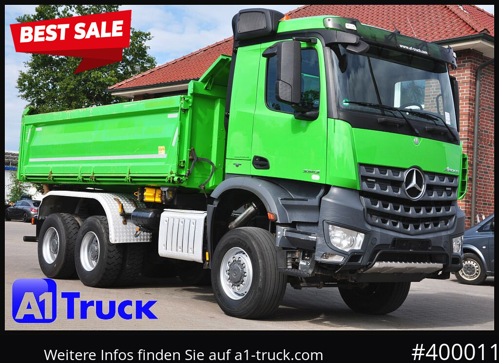 MERCEDES-BENZ Arcos 3342 BB, 6X6 Meiller Bordmatik - Kipper vrachtwagen: afbeelding 1 MERCEDES-BENZ Arcos 3342 BB, 6X6 Meiller Bordmatik - Kipper vrachtwagen: afbeelding 1