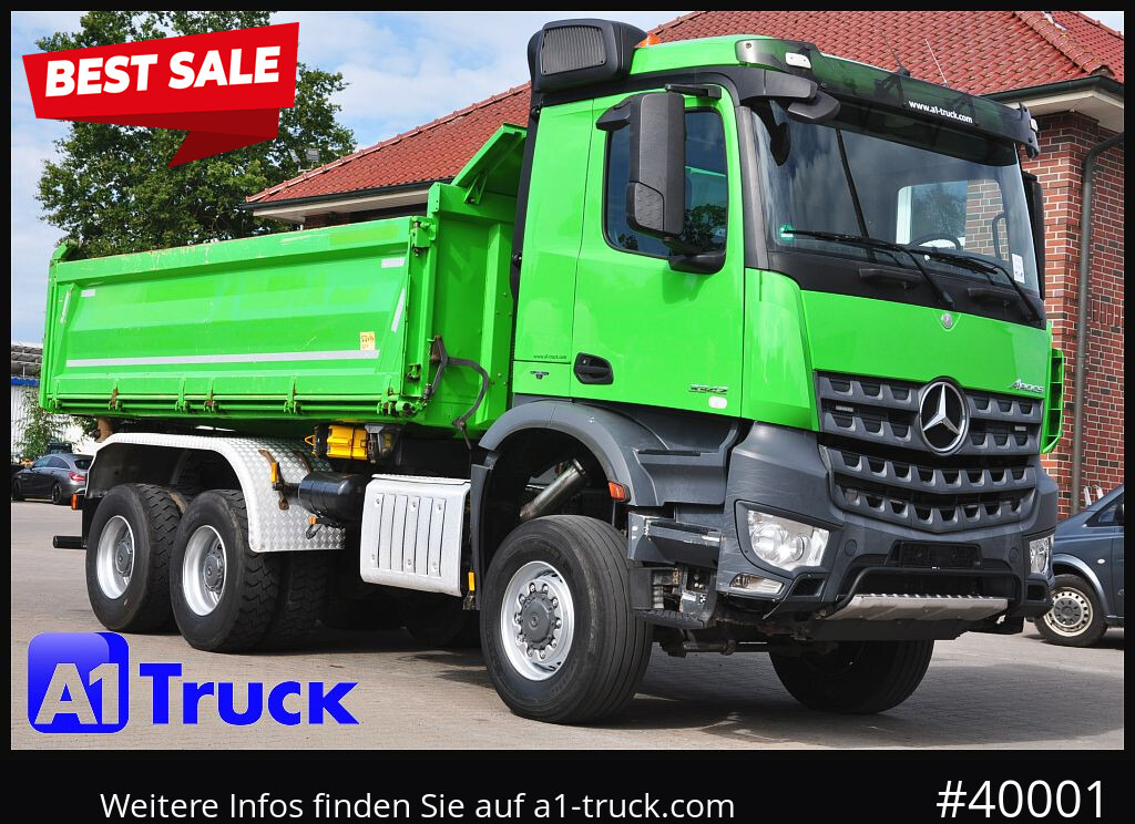 MERCEDES-BENZ Arcos 3342 BB, 6X6 Meiller Bordmatik - Kipper vrachtwagen: afbeelding 1 MERCEDES-BENZ Arcos 3342 BB, 6X6 Meiller Bordmatik - Kipper vrachtwagen: afbeelding 1