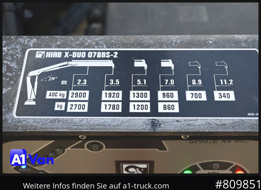 MERCEDES-BENZ Atego 816 Kipper Kran, Hiab, AHK, Klima - Kipper bestelwagen: afbeelding 4 MERCEDES-BENZ Atego 816 Kipper Kran, Hiab, AHK, Klima - Kipper bestelwagen: afbeelding 4