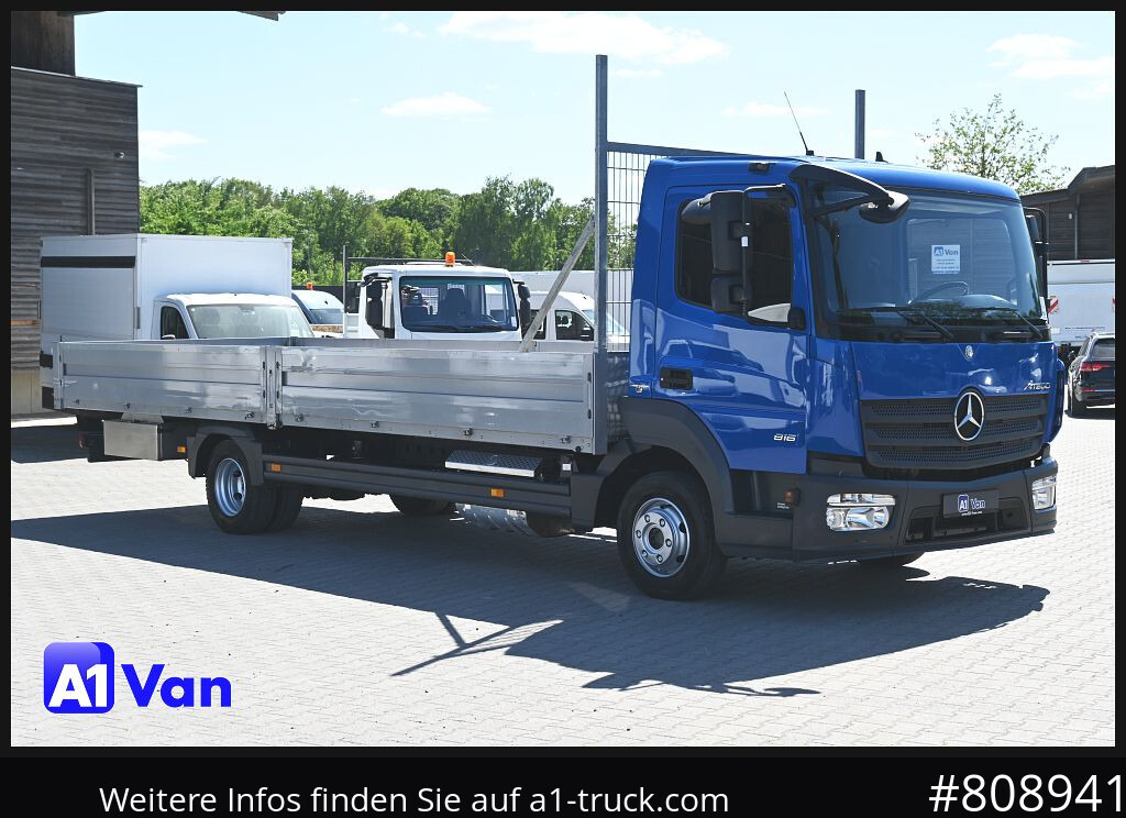 MERCEDES-BENZ Atego 816 Pritsche, 7 Meter lang , Automatik - Vrachtwagen met open laadbak: afbeelding 1 MERCEDES-BENZ Atego 816 Pritsche, 7 Meter lang , Automatik - Vrachtwagen met open laadbak: afbeelding 1