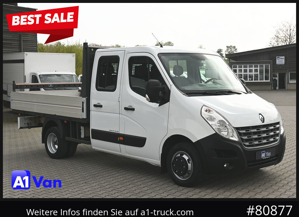 RENAULT Master Pritsche Doka, AHK 3,5Tonnen , Klima, Luftfederung - Bestelwagen met open laadbak, Bestelwagen met dubbele cabine: afbeelding 1 RENAULT Master Pritsche Doka, AHK 3,5Tonnen , Klima, Luftfederung - Bestelwagen met open laadbak, Bestelwagen met dubbele cabine: afbeelding 1