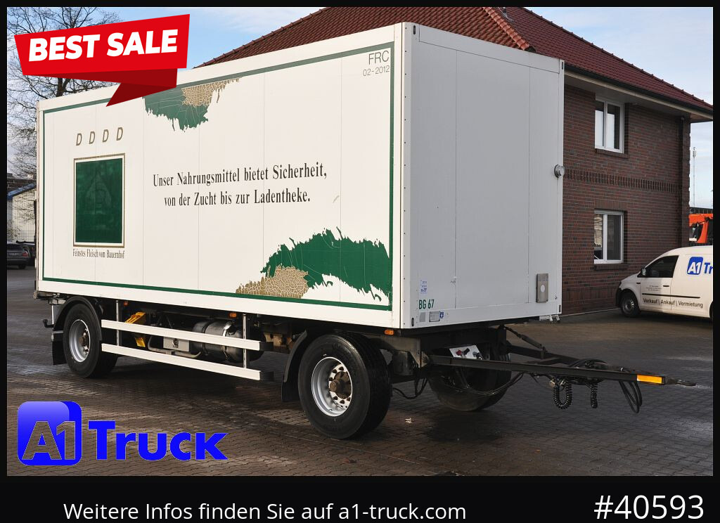 SCHMITZ Achwege & Tönjes, Rohrbahn, Fleisch, verzinkt - Koelwagen aanhangwagen: afbeelding 1 SCHMITZ Achwege & Tönjes, Rohrbahn, Fleisch, verzinkt - Koelwagen aanhangwagen: afbeelding 1