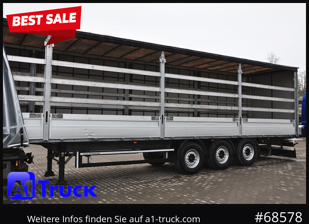 SCHMITZ SCS, Bordwandsider, Steckrungen, Liftachse, verzinkt - Schuifzeiloplegger: afbeelding 1 SCHMITZ SCS, Bordwandsider, Steckrungen, Liftachse, verzinkt - Schuifzeiloplegger: afbeelding 1