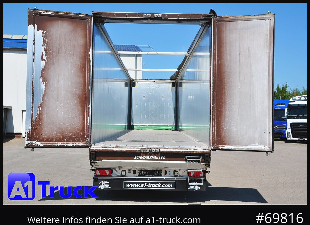 SCHWARZMUELLER Vollalu, 90m³, 7620 Kg, Lift CF 8mm, - Schuifvloer oplegger: afbeelding 2 SCHWARZMUELLER Vollalu, 90m³, 7620 Kg, Lift CF 8mm, - Schuifvloer oplegger: afbeelding 2