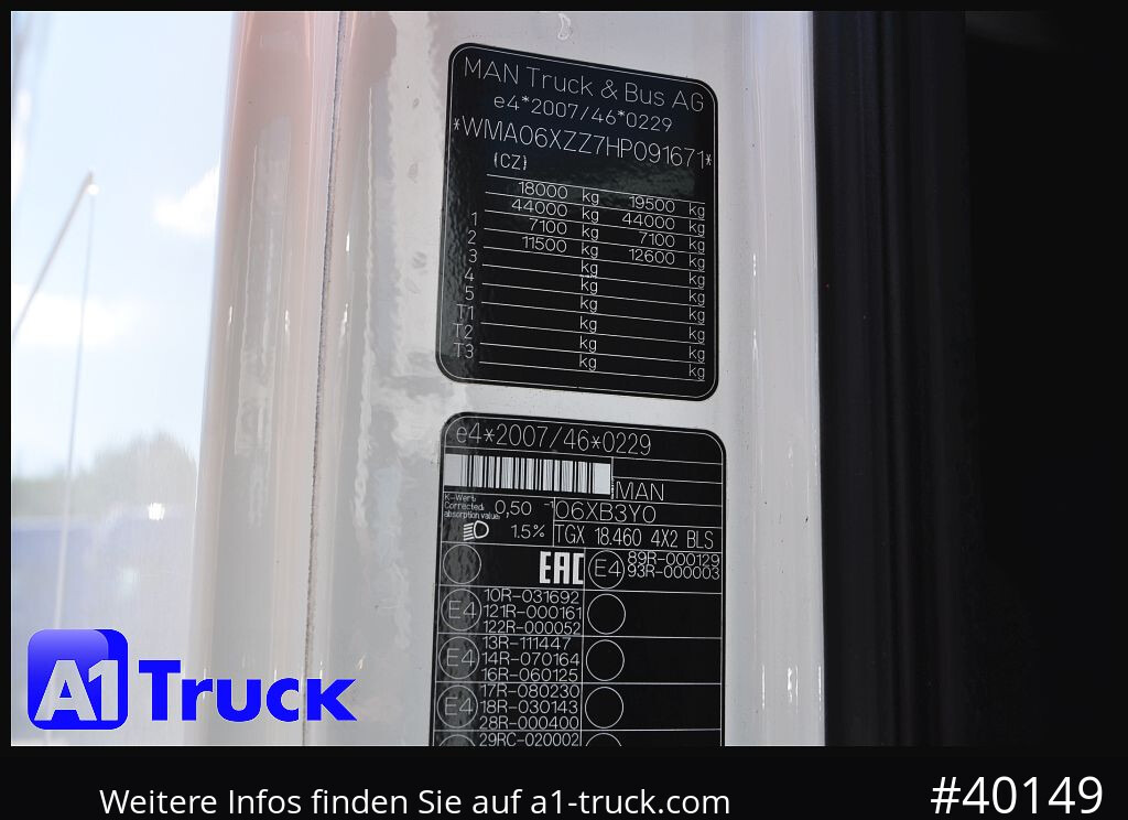 Trekker MAN TGX 18.460 XLX , 2 Tanks, Standard SZM,: afbeelding 7