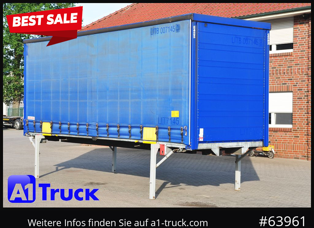 Schuifzeilen laadbak WECON WPR 7,82 BDF Jumbo verzinkt, Code XL, VDI 2700: afbeelding 1