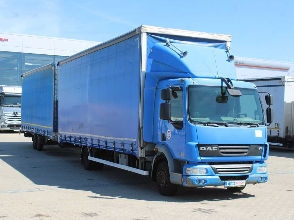 DAF FA LF 45, EURO 5, TYRES 80% + AGADOS TRAILER - Schuifzeilen vrachtwagen: afbeelding 3 DAF FA LF 45, EURO 5, TYRES 80% + AGADOS TRAILER - Schuifzeilen vrachtwagen: afbeelding 3