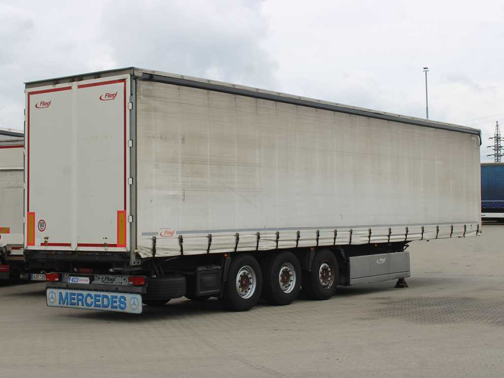 Fliegl SDS 390, MULDA, MULTILOCK, LIFT AXLE, SAF - Schuifzeiloplegger: afbeelding 4 Fliegl SDS 390, MULDA, MULTILOCK, LIFT AXLE, SAF - Schuifzeiloplegger: afbeelding 4