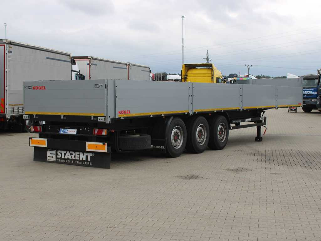 Kögel SF24, SIDEBOARDS, SAF, TIRES 80% - Vlakke/ Open oplegger: afbeelding 4 Kögel SF24, SIDEBOARDS, SAF, TIRES 80% - Vlakke/ Open oplegger: afbeelding 4