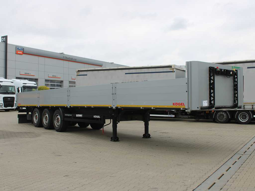 Kögel SF24, SIDEBOARDS, SAF, TIRES 80% - Vlakke/ Open oplegger: afbeelding 3 Kögel SF24, SIDEBOARDS, SAF, TIRES 80% - Vlakke/ Open oplegger: afbeelding 3