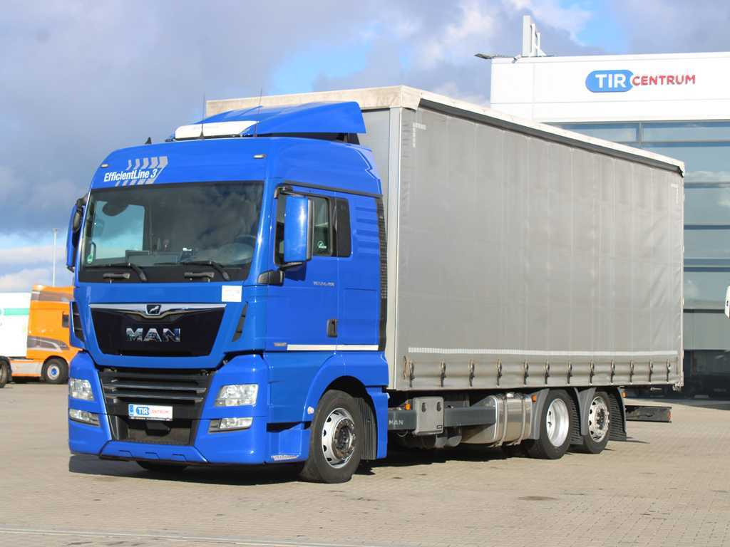 MAN TGX 24.460, EURO 6, 6X2, INDEPENDENT AIR CONDITIONING, AIR SUSPENSION - Schuifzeilen vrachtwagen: afbeelding 1 MAN TGX 24.460, EURO 6, 6X2, INDEPENDENT AIR CONDITIONING, AIR SUSPENSION - Schuifzeilen vrachtwagen: afbeelding 1