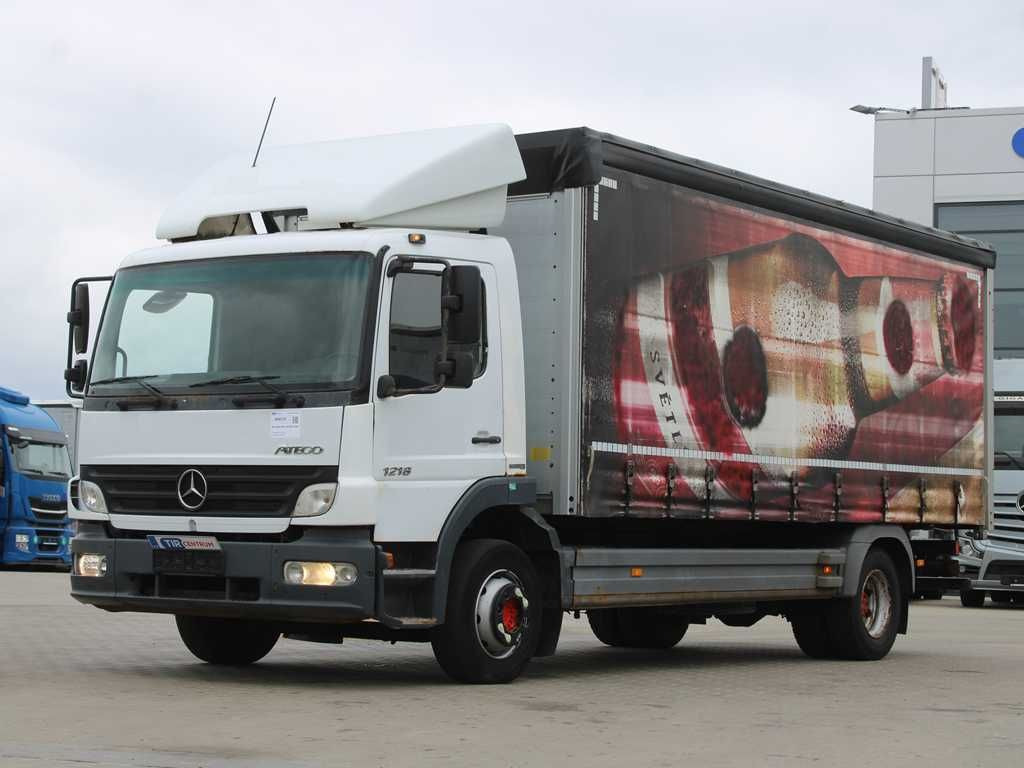 Mercedes-Benz ATEGO 1218, EURO 4 - Schuifzeilen vrachtwagen: afbeelding 1 Mercedes-Benz ATEGO 1218, EURO 4 - Schuifzeilen vrachtwagen: afbeelding 1