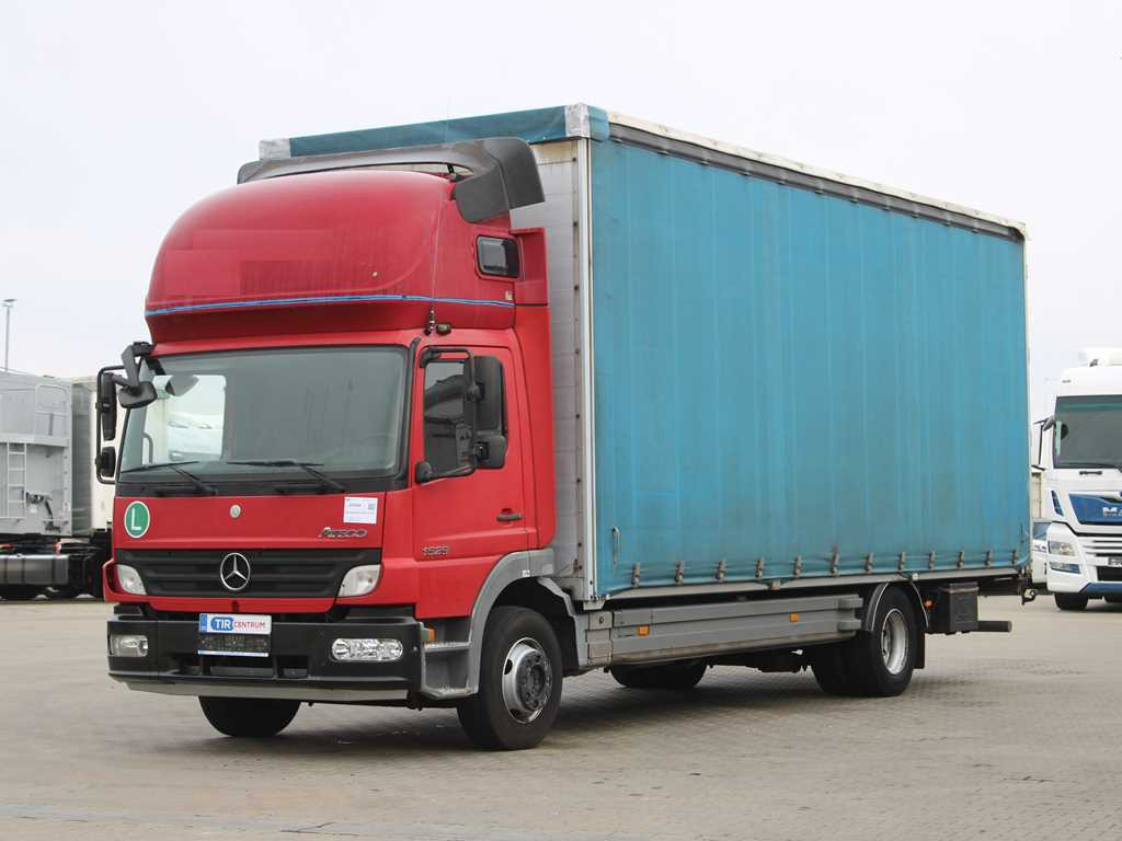 Mercedes-Benz ATEGO 1529 L, SLEEPING BODY, EURO 5 - Schuifzeilen vrachtwagen: afbeelding 1 Mercedes-Benz ATEGO 1529 L, SLEEPING BODY, EURO 5 - Schuifzeilen vrachtwagen: afbeelding 1
