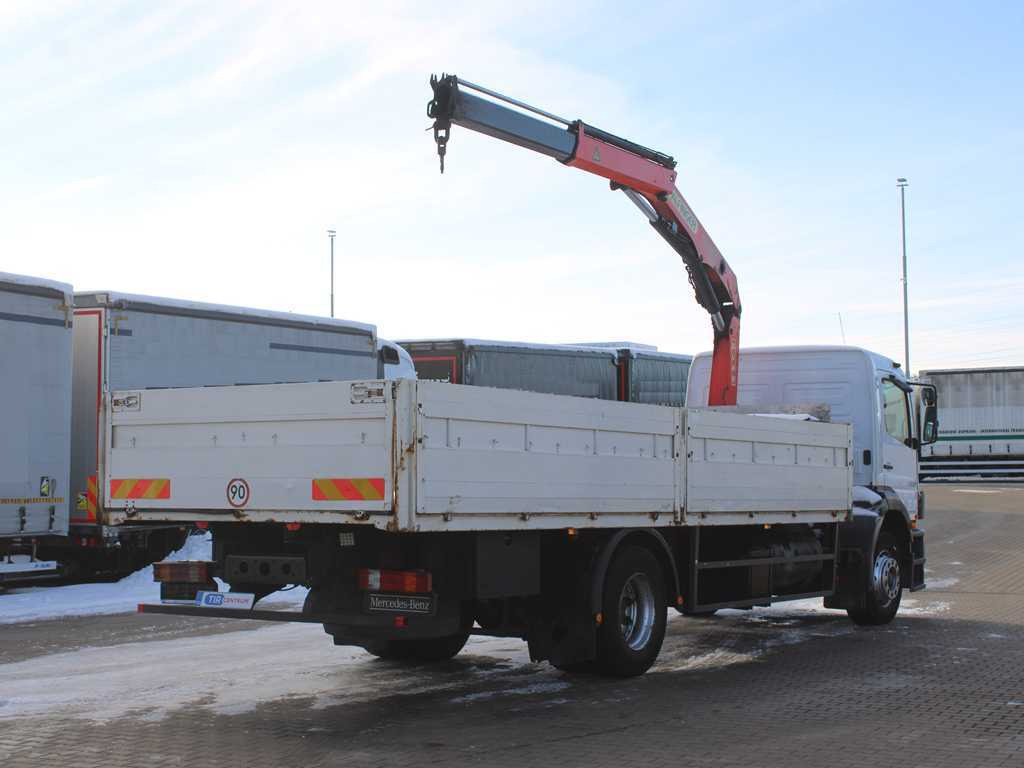 Mercedes-Benz ATEGO 1828, EURO 5, SIDE BOARD, HYDRAULIC ARM PALFINGER PK10000 - Vrachtwagen met open laadbak, Kraanwagen: afbeelding 4 Mercedes-Benz ATEGO 1828, EURO 5, SIDE BOARD, HYDRAULIC ARM PALFINGER PK10000 - Vrachtwagen met open laadbak, Kraanwagen: afbeelding 4