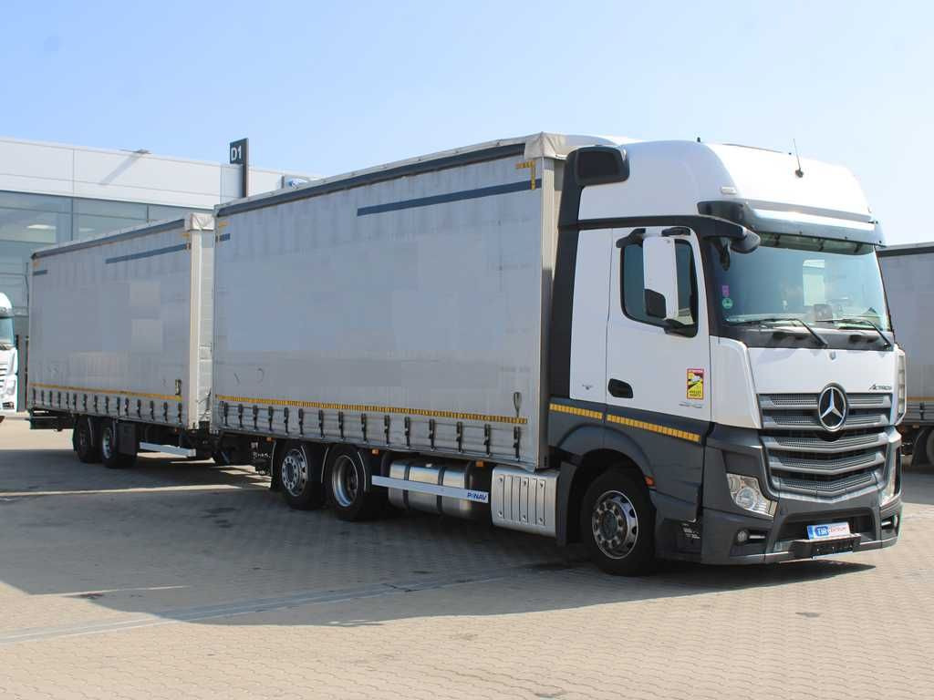 Mercedes-Benz Actros 2542, EURO 6, 6X2 + PANAV TV018M - Schuifzeilen vrachtwagen: afbeelding 2 Mercedes-Benz Actros 2542, EURO 6, 6X2 + PANAV TV018M - Schuifzeilen vrachtwagen: afbeelding 2