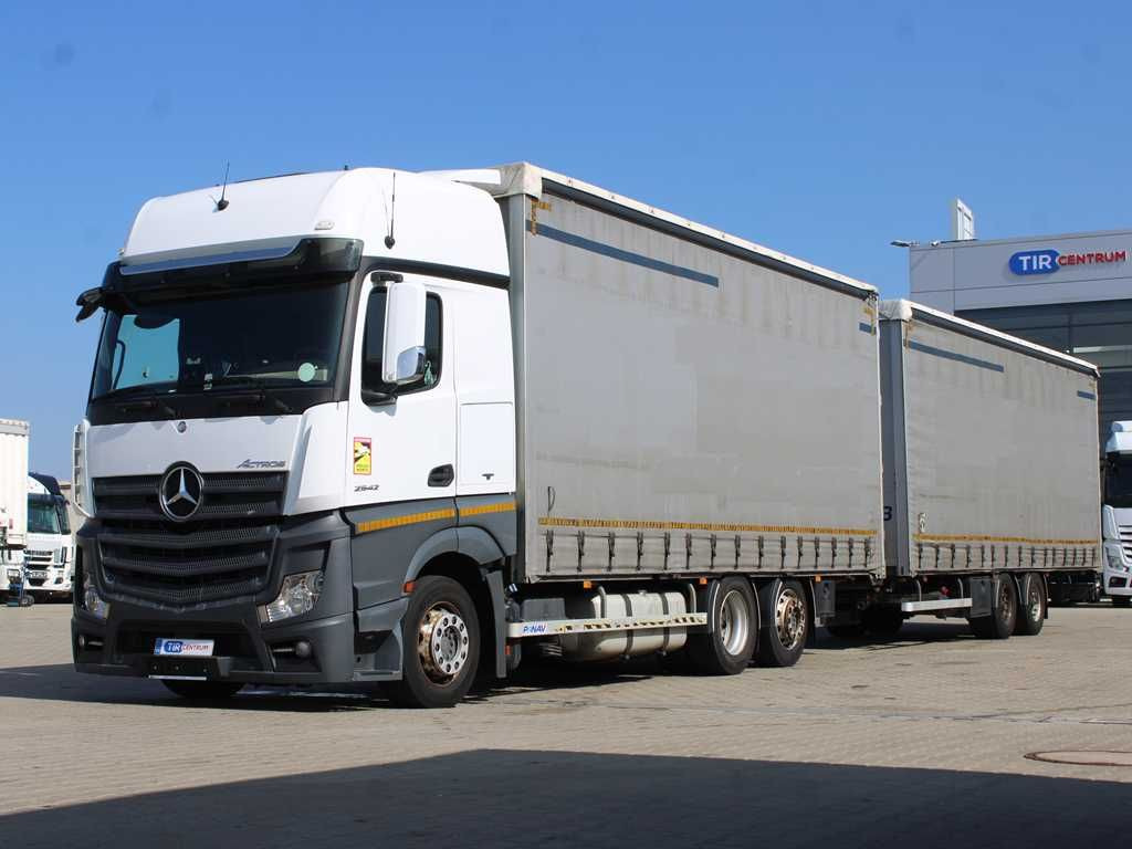 Mercedes-Benz Actros 2542, EURO 6, 6X2 + PANAV TV018M - Schuifzeilen vrachtwagen: afbeelding 1 Mercedes-Benz Actros 2542, EURO 6, 6X2 + PANAV TV018M - Schuifzeilen vrachtwagen: afbeelding 1