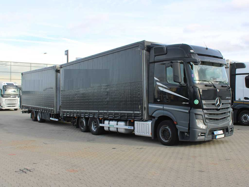 Mercedes-Benz Actros 2545, 6X2, EURO 6, AIR SUSPENSION + PANAV - Schuifzeilen vrachtwagen: afbeelding 3 Mercedes-Benz Actros 2545, 6X2, EURO 6, AIR SUSPENSION + PANAV - Schuifzeilen vrachtwagen: afbeelding 3