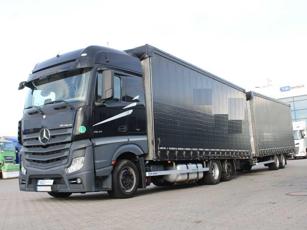 Mercedes-Benz Actros 2545, 6X2, EURO 6, AIR SUSPENSION + PANAV - Schuifzeilen vrachtwagen: afbeelding 1 Mercedes-Benz Actros 2545, 6X2, EURO 6, AIR SUSPENSION + PANAV - Schuifzeilen vrachtwagen: afbeelding 1