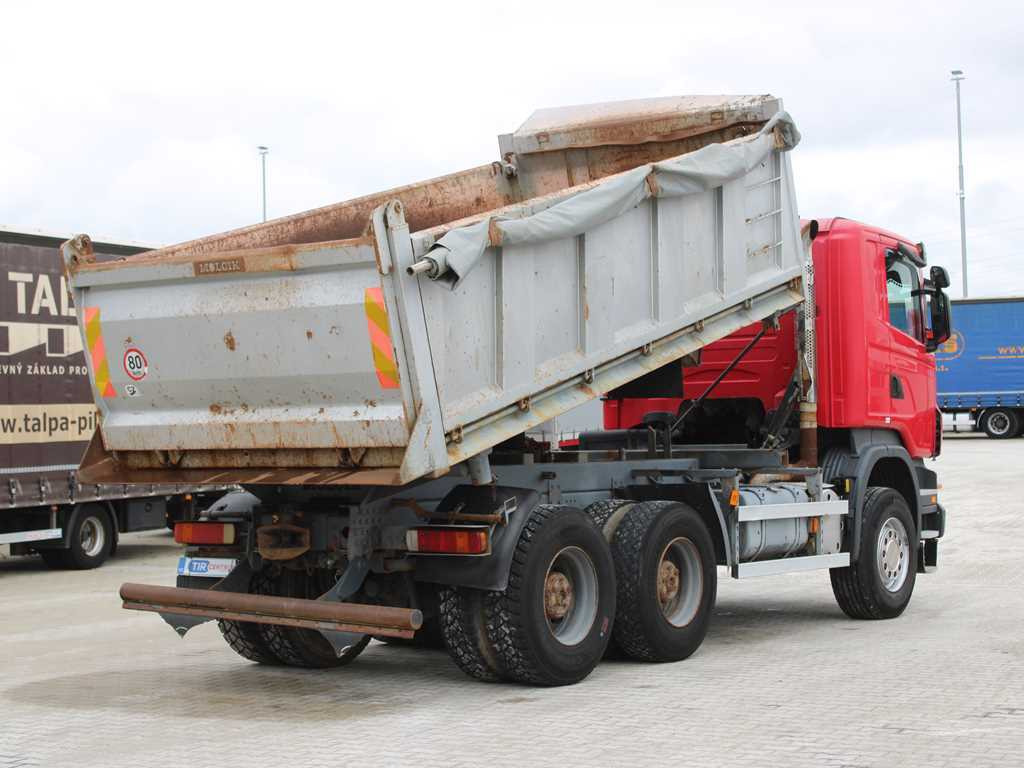 Scania R 420 CB 6X4 , THREE SIDED, EURO 4, RETARDER, 13m³ - Kipper vrachtwagen: afbeelding 4 Scania R 420 CB 6X4 , THREE SIDED, EURO 4, RETARDER, 13m³ - Kipper vrachtwagen: afbeelding 4