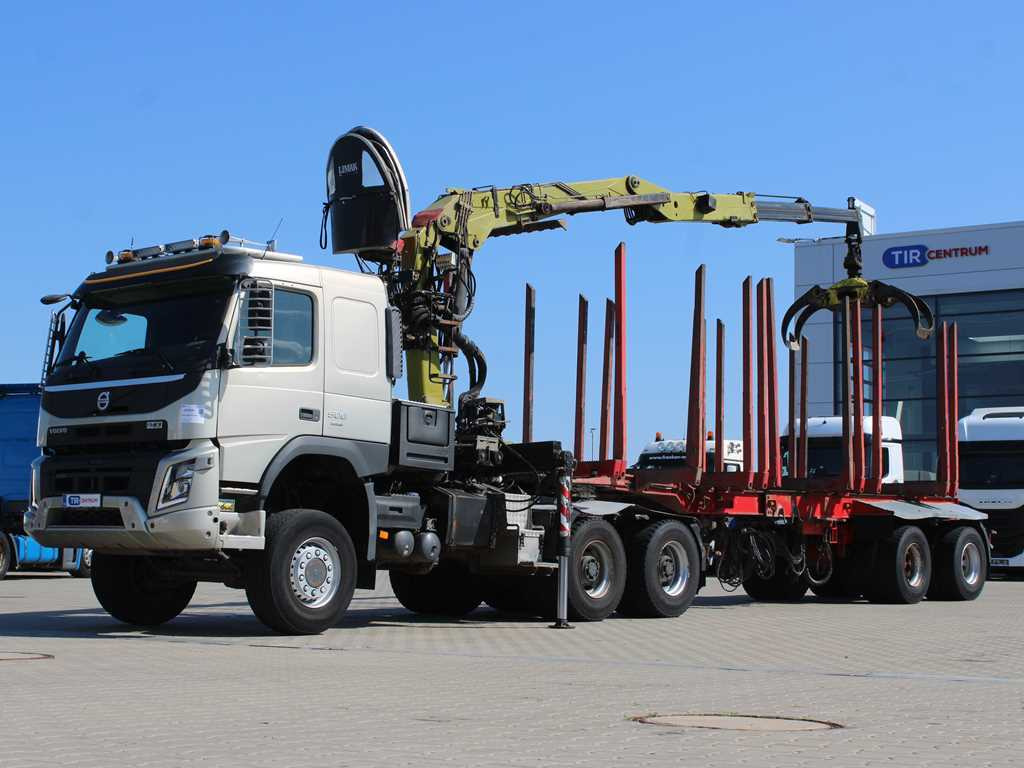 Volvo FMX 500, 6X6, LOGLIFT F265Z95 + DOLL trailer (2007) - Trekker, Houtoplegger: afbeelding 1 Volvo FMX 500, 6X6, LOGLIFT F265Z95 + DOLL trailer (2007) - Trekker, Houtoplegger: afbeelding 1