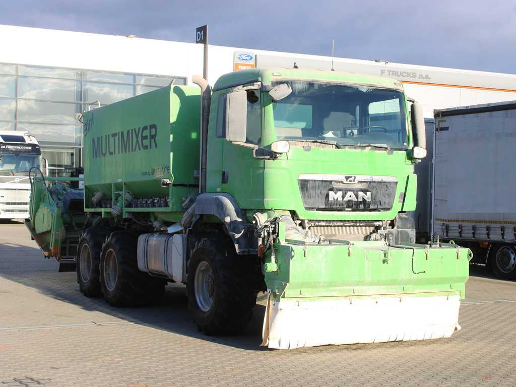 MAN TGS 18.480 6X6 + AMAG multimixer MFT3-19AIO + WIRTGEN WS 250 - Vrachtwagen: afbeelding 3 MAN TGS 18.480 6X6 + AMAG multimixer MFT3-19AIO + WIRTGEN WS 250 - Vrachtwagen: afbeelding 3