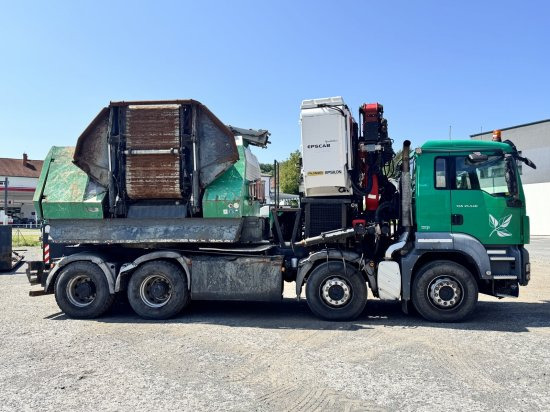 MAN TGS 35.540 8x4 mit Komptech-Zusatzeinheit - Bosbouwmachine, Vrachtwagen: afbeelding 4 MAN TGS 35.540 8x4 mit Komptech-Zusatzeinheit - Bosbouwmachine, Vrachtwagen: afbeelding 4