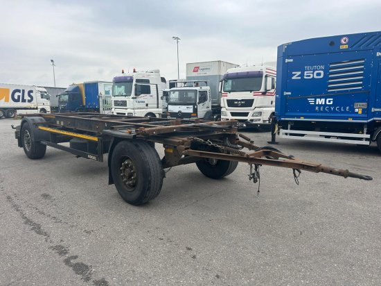 Kögel AW18, BDF-Lafette, BPW-Achsen - Containertransporter/ Wissellaadbak aanhangwagen: afbeelding 1 Kögel AW18, BDF-Lafette, BPW-Achsen - Containertransporter/ Wissellaadbak aanhangwagen: afbeelding 1