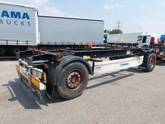 Krone AZ 18, Standard-Lafette Krone-Achsen, - Containertransporter/ Wissellaadbak aanhangwagen: afbeelding 2 Krone AZ 18, Standard-Lafette Krone-Achsen, - Containertransporter/ Wissellaadbak aanhangwagen: afbeelding 2