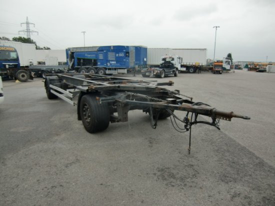 Krone Maxi Lafette BPW Achsen 3 Stück - Containertransporter/ Wissellaadbak aanhangwagen: afbeelding 3 Krone Maxi Lafette BPW Achsen 3 Stück - Containertransporter/ Wissellaadbak aanhangwagen: afbeelding 3