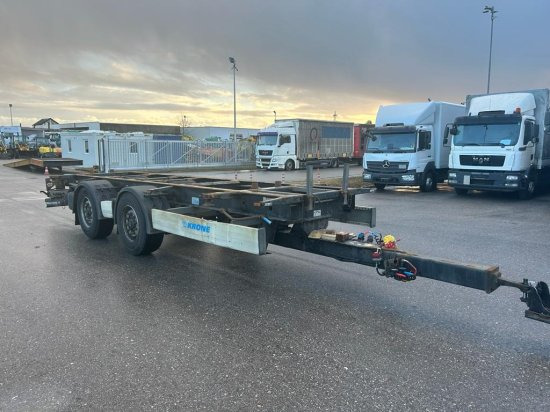 Krone ZZ/DC07 Tandem-Lafette, Standard, BPW-Achsen, Heckabstützung - Containertransporter/ Wissellaadbak aanhangwagen: afbeelding 3 Krone ZZ/DC07 Tandem-Lafette, Standard, BPW-Achsen, Heckabstützung - Containertransporter/ Wissellaadbak aanhangwagen: afbeelding 3