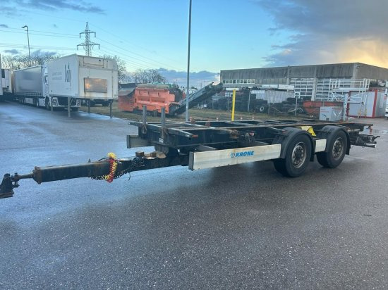 Krone ZZ/DC07 Tandem-Lafette, Standard, BPW-Achsen, Heckabstützung - Containertransporter/ Wissellaadbak aanhangwagen: afbeelding 1 Krone ZZ/DC07 Tandem-Lafette, Standard, BPW-Achsen, Heckabstützung - Containertransporter/ Wissellaadbak aanhangwagen: afbeelding 1
