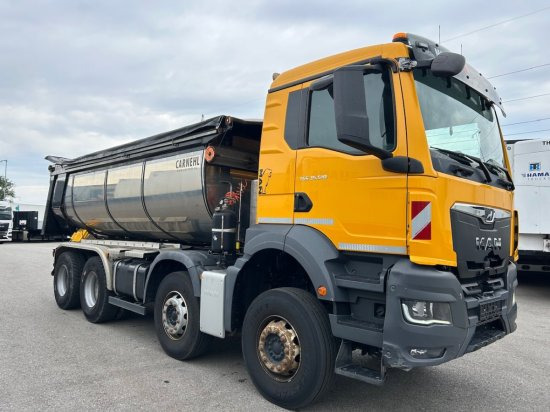 MAN TGS 35.510 8x4 Carnehl Muldenkipper, Thermomulde, Hardox - Kipper vrachtwagen: afbeelding 2 MAN TGS 35.510 8x4 Carnehl Muldenkipper, Thermomulde, Hardox - Kipper vrachtwagen: afbeelding 2