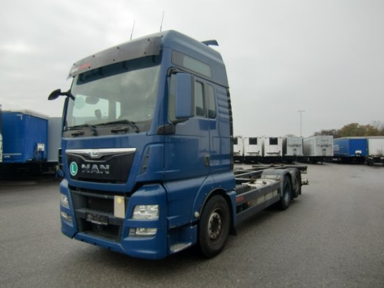 Containertransporter/ Wissellaadbak vrachtwagen MAN TGX 26.440 BDF, XXL, Retarder, Automatik, E6, Liftachse,: afbeelding 1
