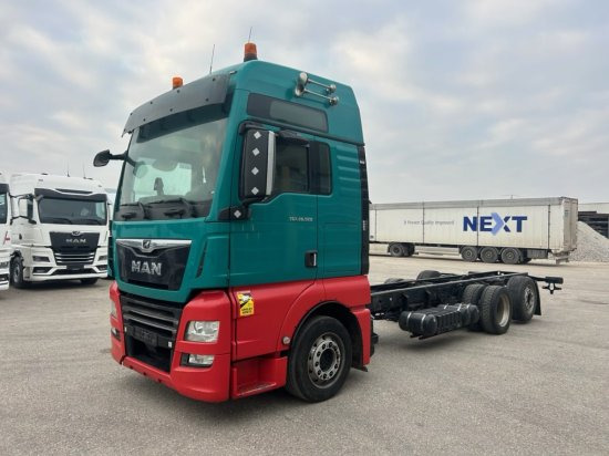 MAN TGX 26.500 XXL, 6x2, Jumbo, Liftachse, Intarder, Euro6, Full-Air - Chassis vrachtwagen: afbeelding 1 MAN TGX 26.500 XXL, 6x2, Jumbo, Liftachse, Intarder, Euro6, Full-Air - Chassis vrachtwagen: afbeelding 1