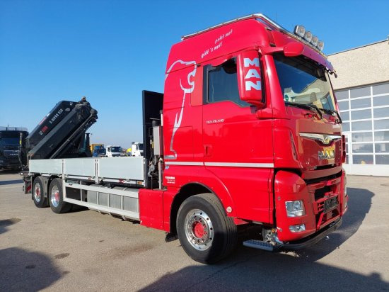 MAN TGX 26.510 BL Pritsche, Intarder, HIAB X-HIPRO 558EP-5, Alu-Felgen, Lenkachse, - Vrachtwagen met open laadbak, Kraanwagen: afbeelding 3 MAN TGX 26.510 BL Pritsche, Intarder, HIAB X-HIPRO 558EP-5, Alu-Felgen, Lenkachse, - Vrachtwagen met open laadbak, Kraanwagen: afbeelding 3