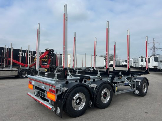 MF-CT, Holzanhänger, 3-Achsen, 4 Rungenpaare, - Hout aanhanger: afbeelding 4 MF-CT, Holzanhänger, 3-Achsen, 4 Rungenpaare, - Hout aanhanger: afbeelding 4