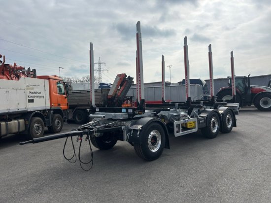 MF-CT, Holzanhänger, 3-Achsen, 4 Rungenpaare, - Hout aanhanger: afbeelding 1 MF-CT, Holzanhänger, 3-Achsen, 4 Rungenpaare, - Hout aanhanger: afbeelding 1