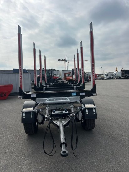 MF-CT, Holzanhänger, 3-Achsen, 4 Rungenpaare, - Hout aanhanger: afbeelding 2 MF-CT, Holzanhänger, 3-Achsen, 4 Rungenpaare, - Hout aanhanger: afbeelding 2