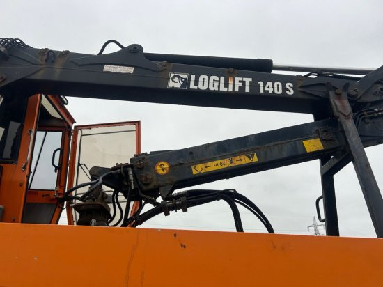 Containertransporter/ Wissellaadbak aanhangwagen Plateau-Wechselpritsche mit Loglift 140S inkl. Rotator und Greifer: afbeelding 9
