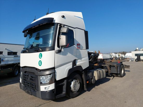 Renault T430 BDF-Wechselfahrgestell, 4x2 LL, EURO6, VEB+ - Containertransporter/ Wissellaadbak vrachtwagen: afbeelding 1 Renault T430 BDF-Wechselfahrgestell, 4x2 LL, EURO6, VEB+ - Containertransporter/ Wissellaadbak vrachtwagen: afbeelding 1