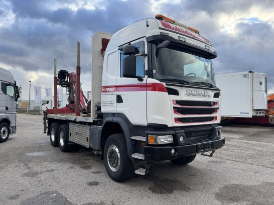 Scania G490 6X6 Blatt-Blatt Penz Kran 12.Z8.70 - Houttransport, Kraanwagen: afbeelding 1 Scania G490 6X6 Blatt-Blatt Penz Kran 12.Z8.70 - Houttransport, Kraanwagen: afbeelding 1