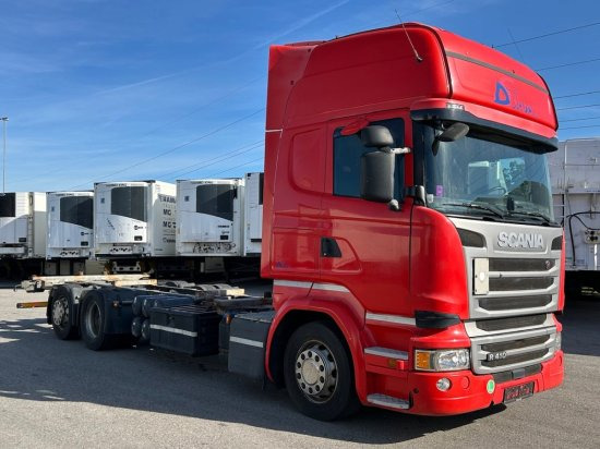 Scania R410 6x2 Topline, BDF, E6, Automatik, Redarter, Standklima, Liftachse - Containertransporter/ Wissellaadbak vrachtwagen: afbeelding 3 Scania R410 6x2 Topline, BDF, E6, Automatik, Redarter, Standklima, Liftachse - Containertransporter/ Wissellaadbak vrachtwagen: afbeelding 3