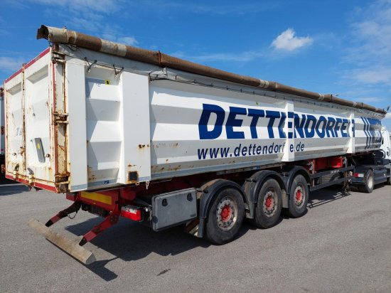 Schwarzmüller K10VLN3 Stahlmulde, Portaltüren, Alufelgen, Liftachse, 60m3 - Kipper oplegger: afbeelding 4 Schwarzmüller K10VLN3 Stahlmulde, Portaltüren, Alufelgen, Liftachse, 60m3 - Kipper oplegger: afbeelding 4