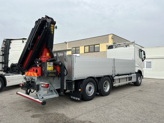 Volvo FH 500 6X2 Euro6, Retarder, Pritsche, Palfinger PK22002-EH - Vrachtwagen met open laadbak, Kraanwagen: afbeelding 4 Volvo FH 500 6X2 Euro6, Retarder, Pritsche, Palfinger PK22002-EH - Vrachtwagen met open laadbak, Kraanwagen: afbeelding 4