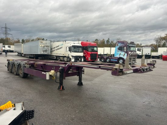 Web Trailer LPRS24 Heckschieber 1x20 ft 2x20 ft 1x40 ft - Containertransporter/ Wissellaadbak oplegger: afbeelding 1 Web Trailer LPRS24 Heckschieber 1x20 ft 2x20 ft 1x40 ft - Containertransporter/ Wissellaadbak oplegger: afbeelding 1