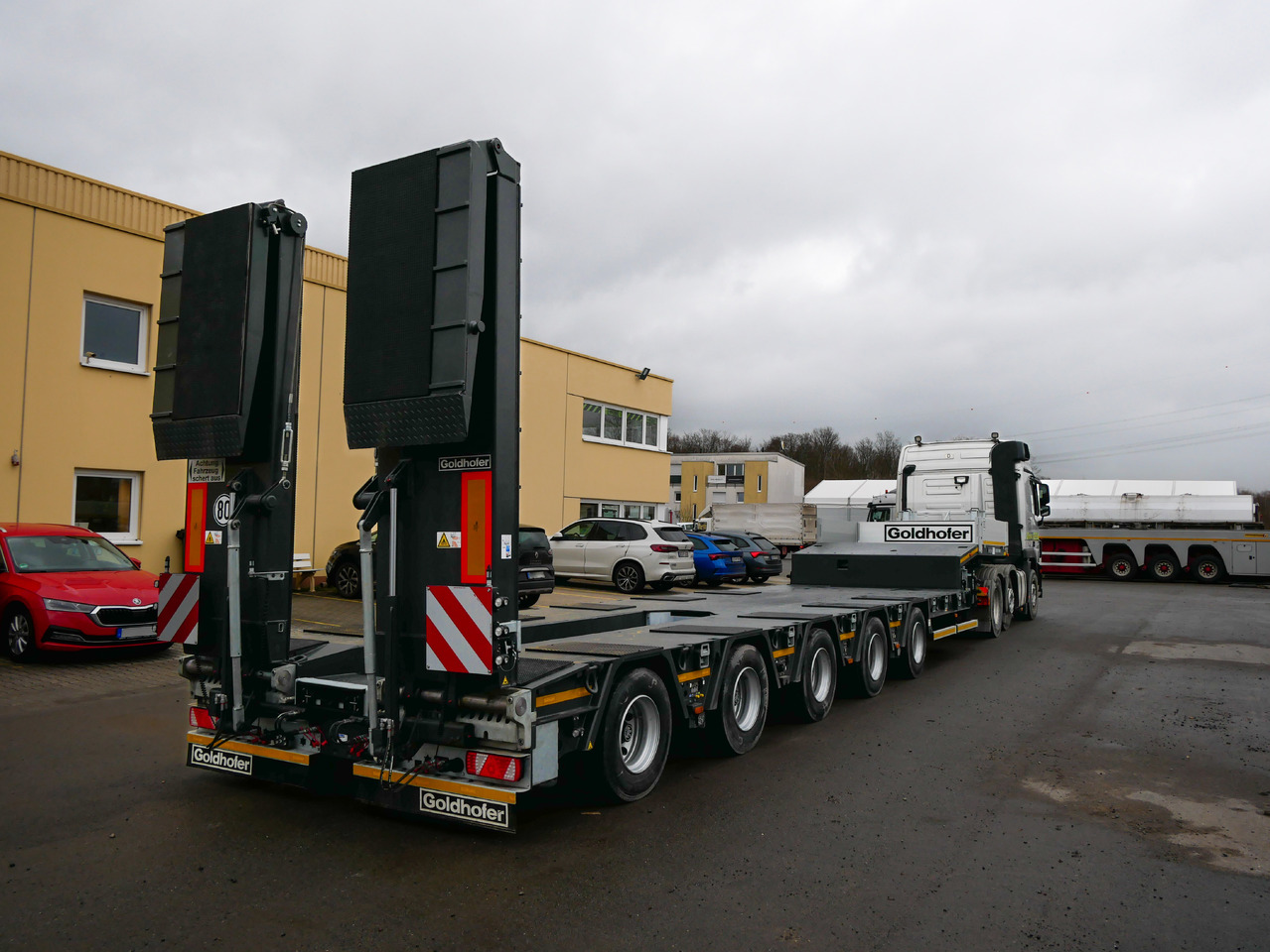 Goldhofer 5-Achs-Tele-Semi mit hydr. Rampen MPA - Dieplader oplegger: afbeelding 4 Goldhofer 5-Achs-Tele-Semi mit hydr. Rampen MPA - Dieplader oplegger: afbeelding 4